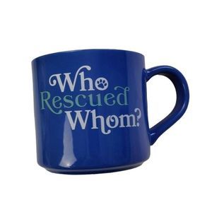 Who Rescued Whom Mug Parker Lane Blue New